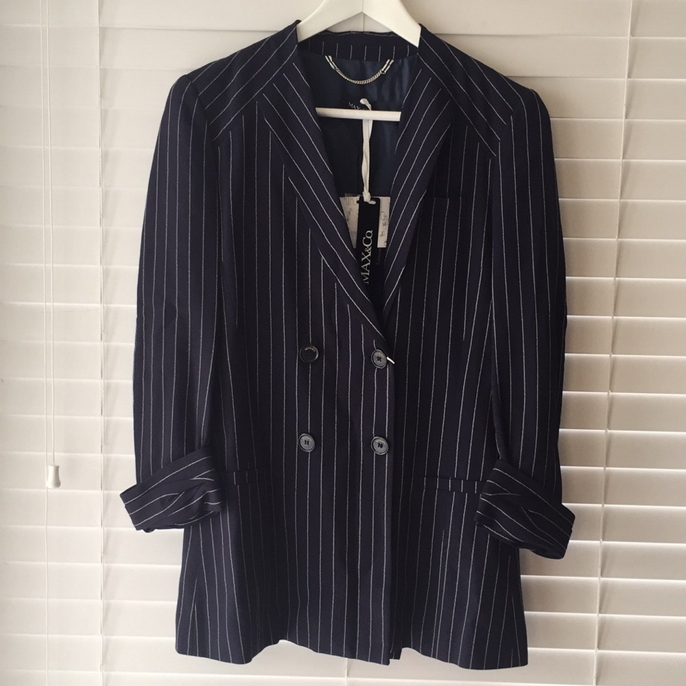 Max & Co. Pinstripe Blazer